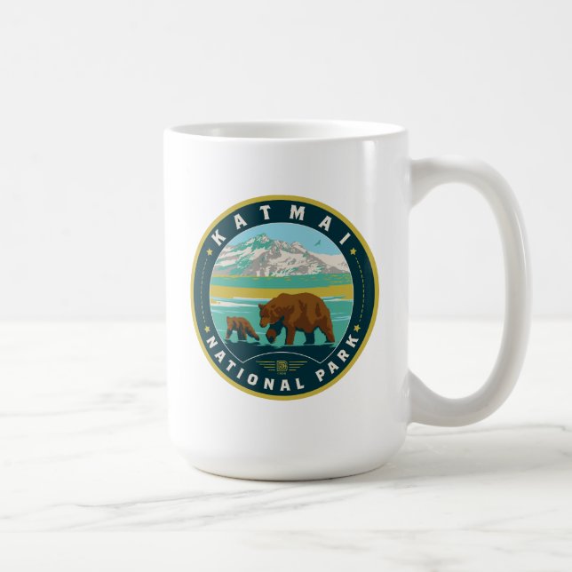 Taza De Café Parque nacional Katmai (Derecha)