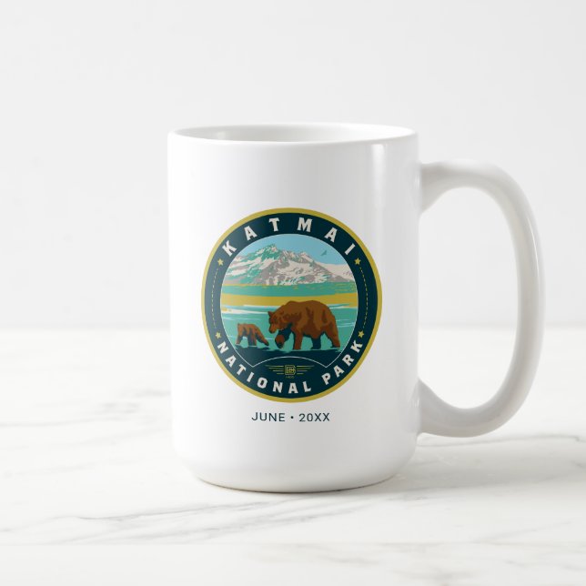Taza De Café Parque nacional Katmai (Derecha)