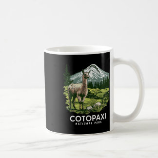 Taza De Café Parque Nacional Llama Cotopaxi Recuerdo Alpaca Ecu