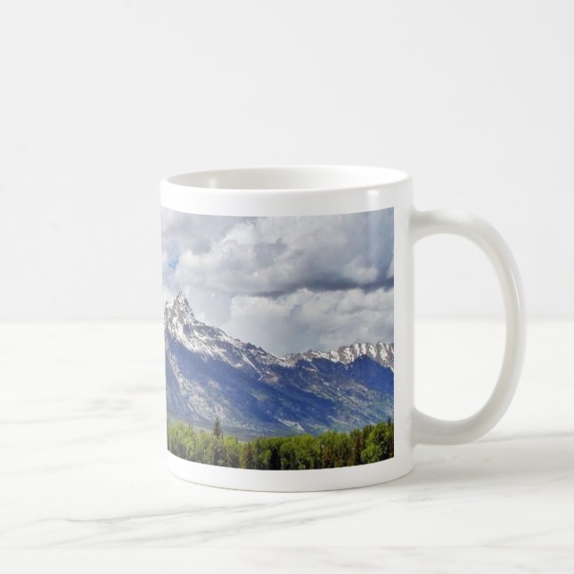 Taza De Café Parque nacional magnífico de Teton (Derecha)