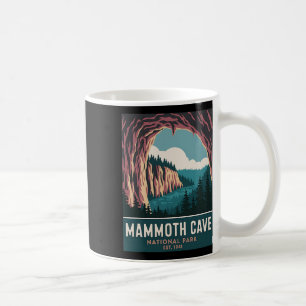 Taza De Café Parque Nacional Mammoth Cave Camping Vintage Sende
