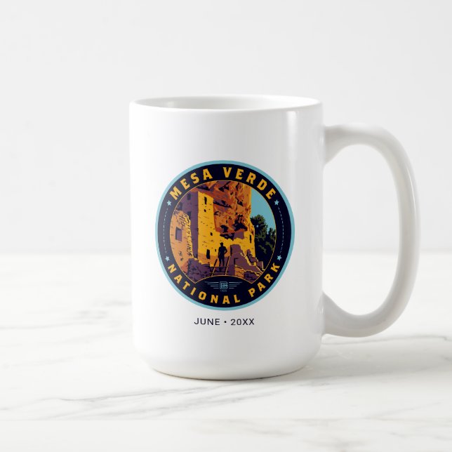 Taza De Café Parque nacional Mesa Verde (Derecha)
