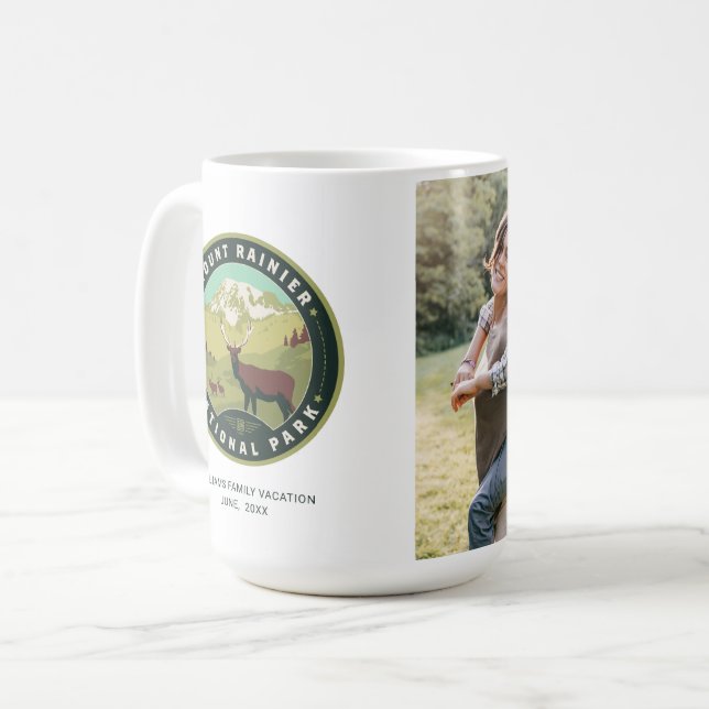 Taza De Café Parque nacional Monte Rainier (Anverso izquierdo)