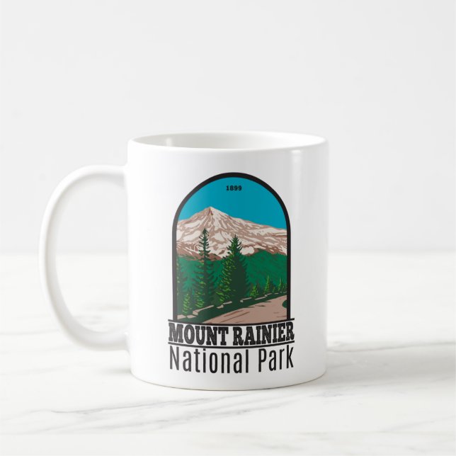 Taza De Café Parque nacional Mount Rainier (Izquierda)