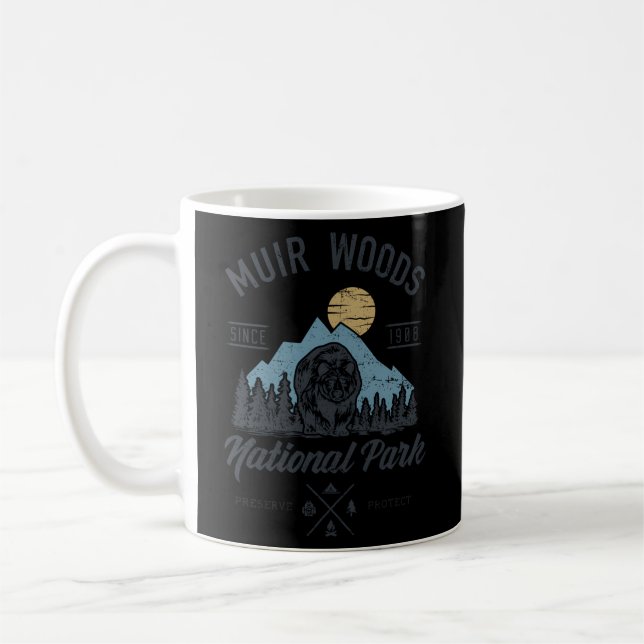 Taza De Café Parque nacional Muir Woods Camping (Izquierda)