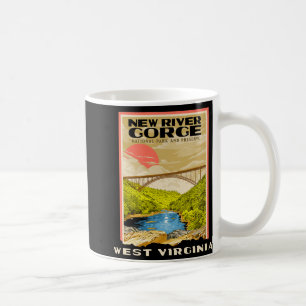 Taza De Café Parque Nacional New River Gorge Virginia Occidenta