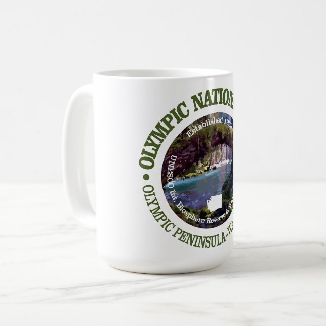 Taza De Café Parque Nacional Olímpico (NP2) (Anverso izquierdo)