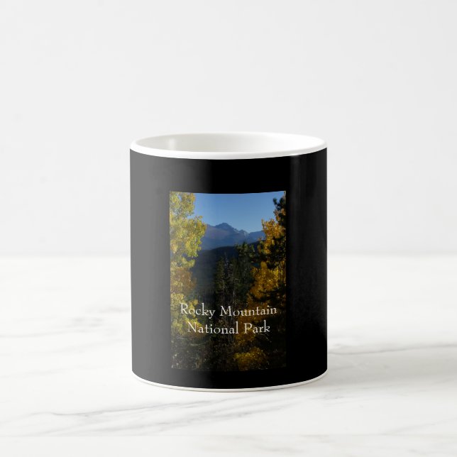 Taza De Café Parque Nacional Personalizado Rocky Mountain (Centro)