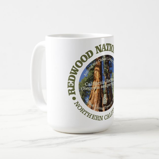 Taza De Café Parque nacional Redwood (Anverso izquierdo)