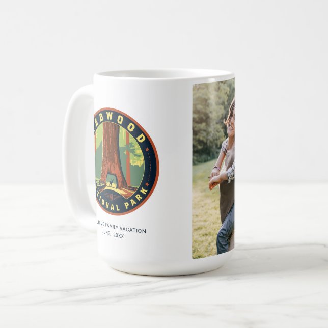 Taza De Café Parque nacional Redwood (Anverso izquierdo)