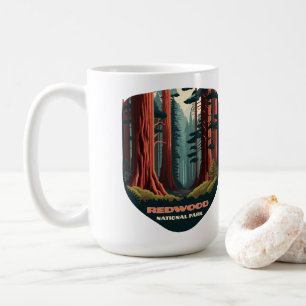 Taza De Café Parque nacional Redwood Árboles de California