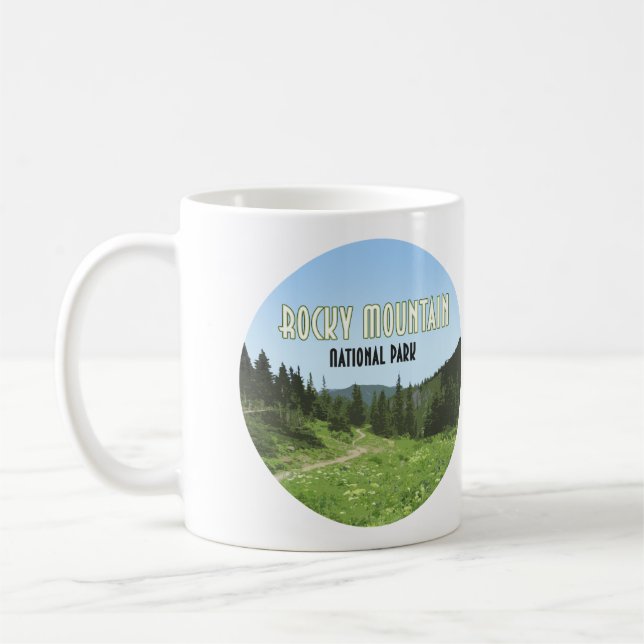 Taza De Café Parque nacional Rocky Mountain Colorado (Izquierda)