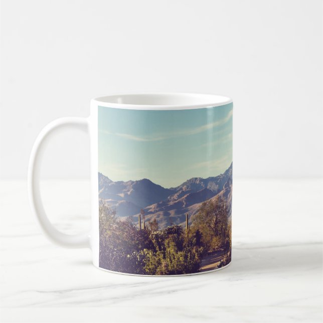 Taza De Café Parque Nacional Saguaro, representación escénica. (Izquierda)