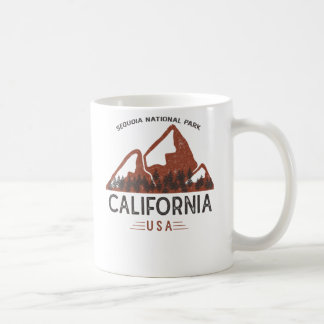 Taza De Café Parque nacional Secuoia de Vintage California Coff