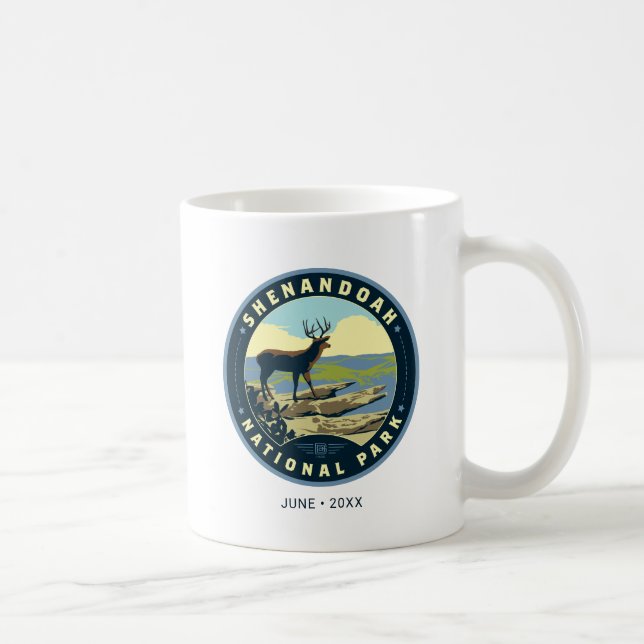 Taza De Café Parque nacional Shenandoah (Derecha)