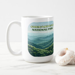 Taza De Café Parque nacional Shenandoah Virginia Blue Ridge Ret