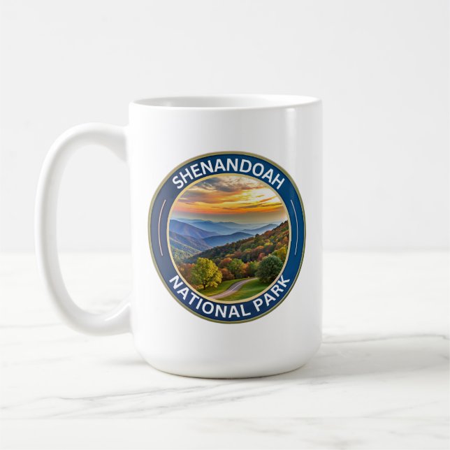 Taza De Café Parque nacional Shenandoah Virginia Estados Unidos (Izquierda)
