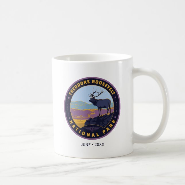 Taza De Café Parque nacional Theodore Roosevelt (Derecha)