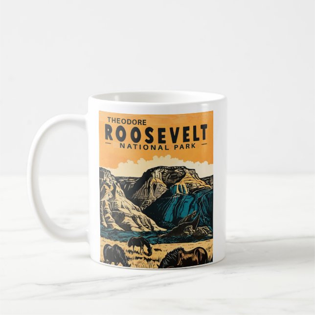 Taza De Café Parque nacional Theodore Roosevelt (Izquierda)
