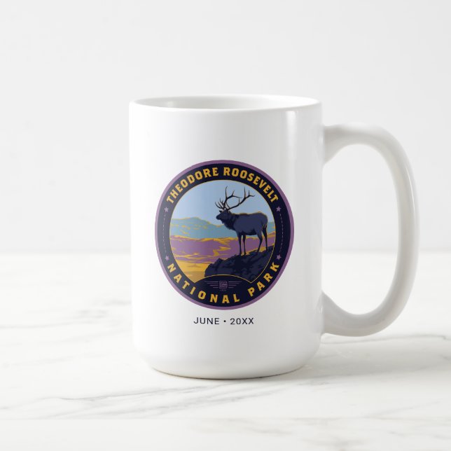 Taza De Café Parque nacional Theodore Roosevelt (Derecha)
