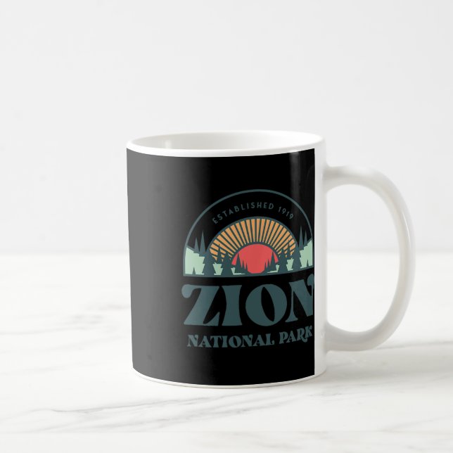 Taza De Café Parque nacional Utah Zion (Derecha)
