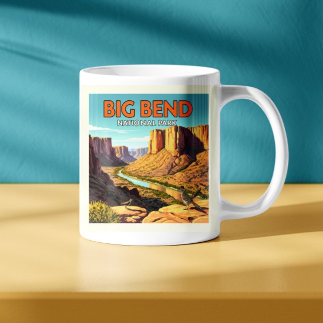 Taza De Café Parque nacional Vintage Big Bend (Subido por el creador)