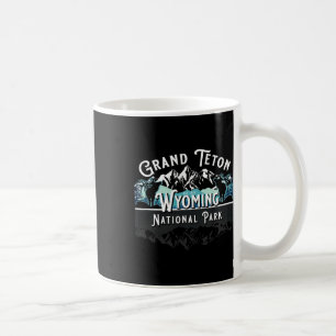 Taza De Café Parque Nacional Vintage Grand Teton Wyoming EE. UU