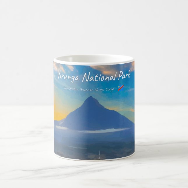 Taza De Café Parque Nacional Virunga, RD Congo - Volcán (Centro)