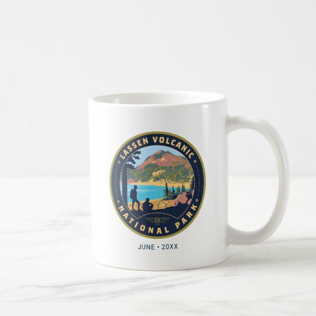 Taza De Café Parque nacional volcánico de Lassen (Derecha)