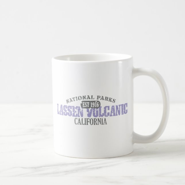 Taza De Café Parque nacional volcánico de Lassen (Derecha)
