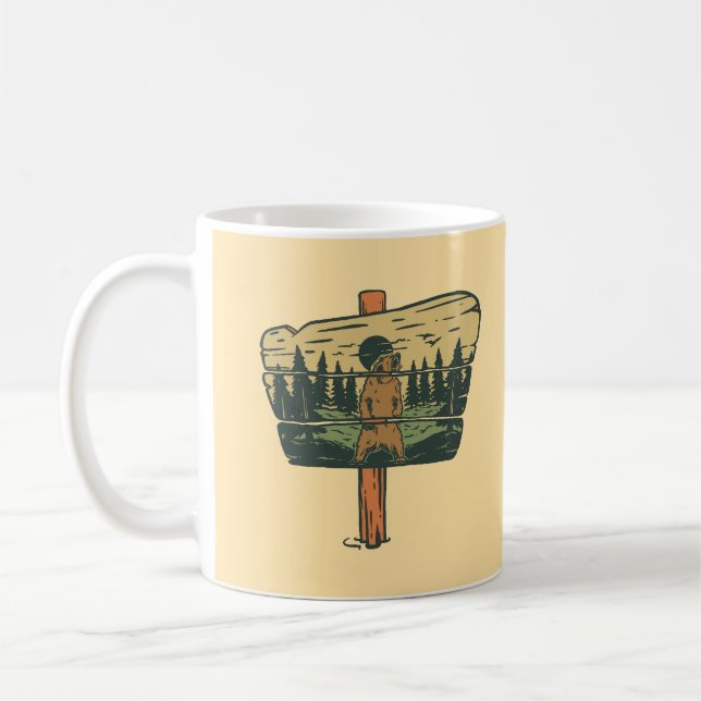 Taza De Café Parque nacional Wildlife (Izquierda)