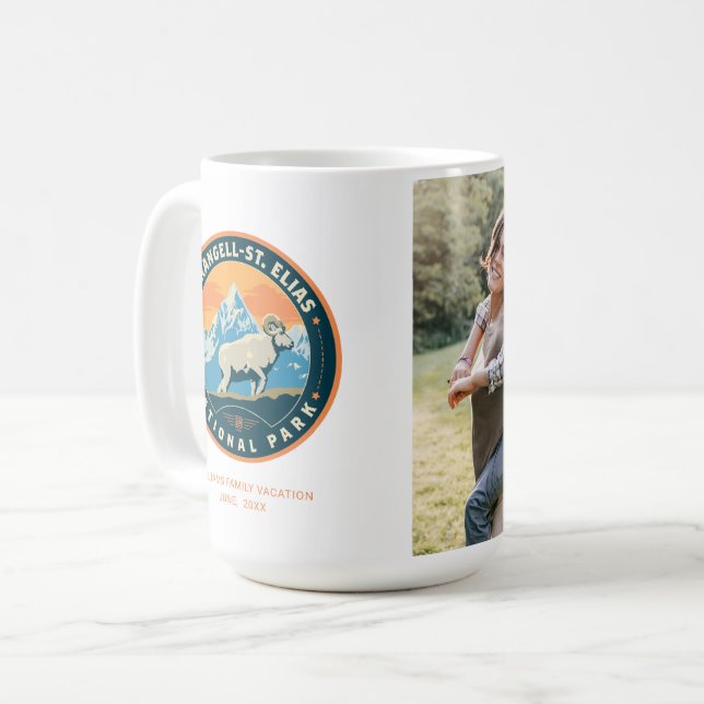 Taza De Café Parque nacional Wrangell-St Elias (Anverso izquierdo)