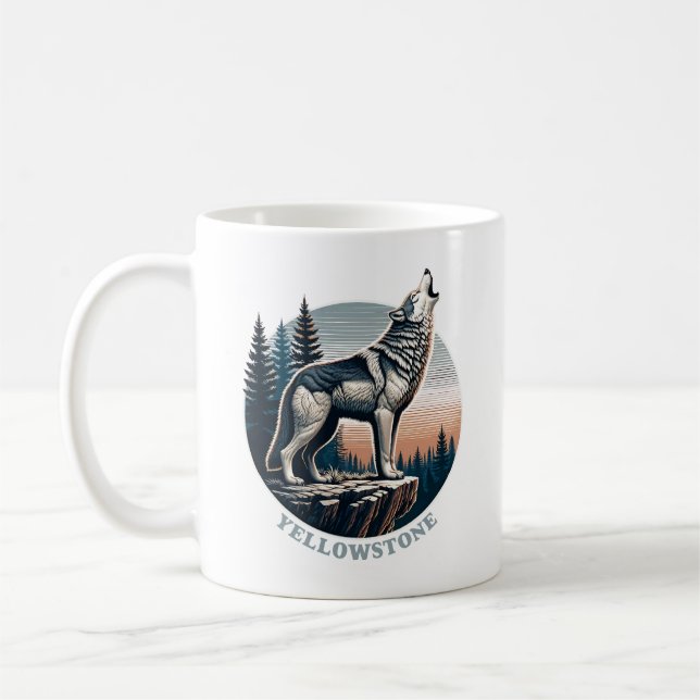 Taza De Café Parque nacional Yellowstone (Izquierda)