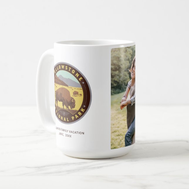 Taza De Café Parque nacional Yellowstone (Anverso izquierdo)