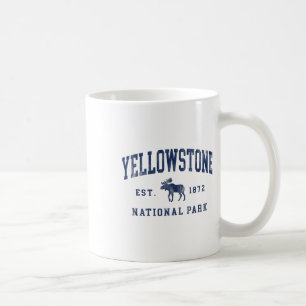 Taza De Café Parque Nacional Yellowstone 1872 Senderismo Mujere