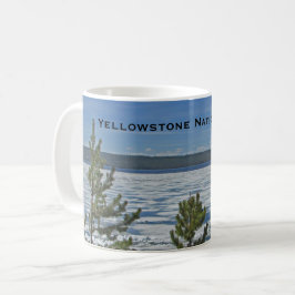 Taza De Café Parque nacional Yellowstone Agua helada lago conge