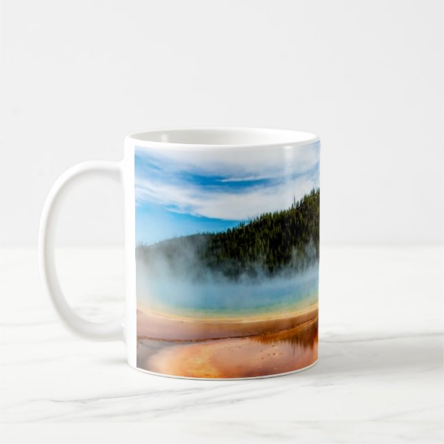 Taza De Café Parque Nacional Yellowstone Montañas Naturales Ani (Izquierda)