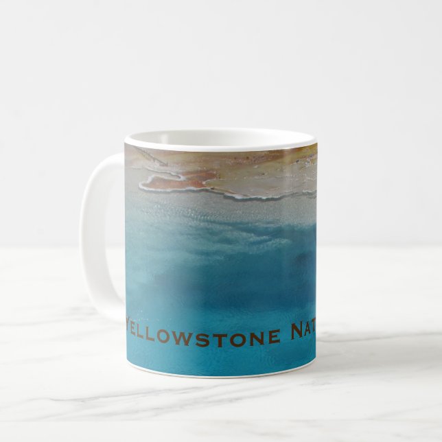 Taza De Café Parque nacional Yellowstone Piscina azul Keepsake (Anverso izquierdo)