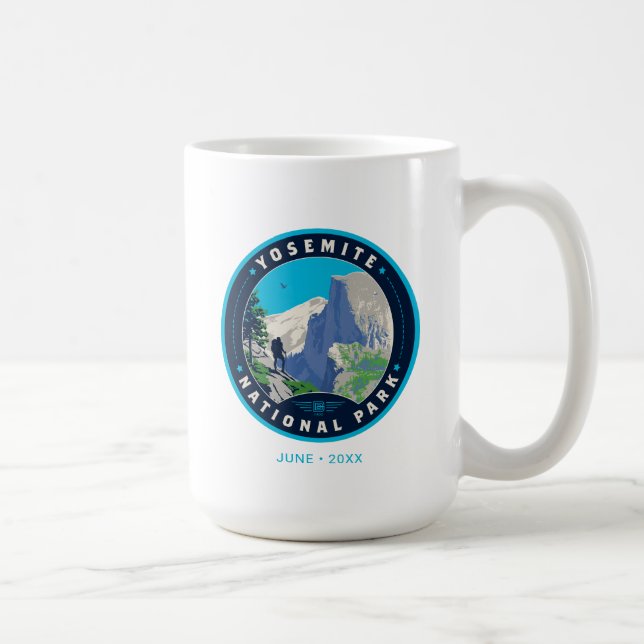 Taza De Café Parque nacional Yosemite (Derecha)