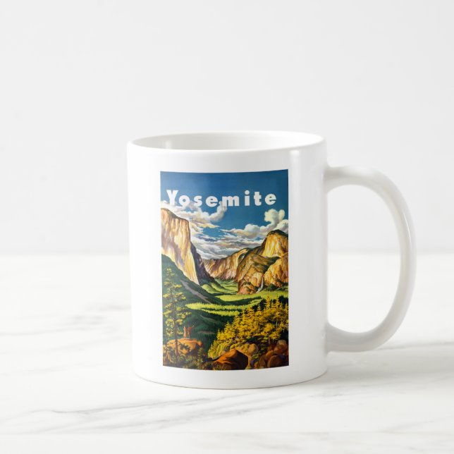 Taza De Café Parque nacional Yosemite (Derecha)