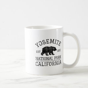 Taza De Café Parque Nacional Yosemite California Oso Naturaleza