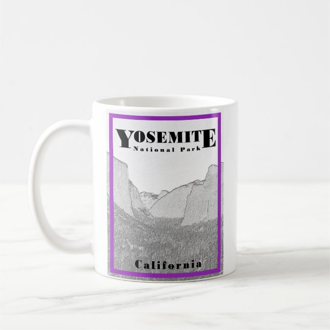Taza De Café Parque nacional Yosemite Mug (Izquierda)