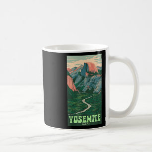 Taza De Café Parque Nacional Yosemite Vintage Half-dome, Sender
