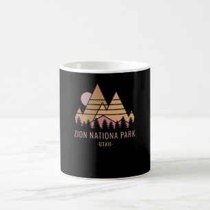 Taza De Café Parque nacional Zion Retro