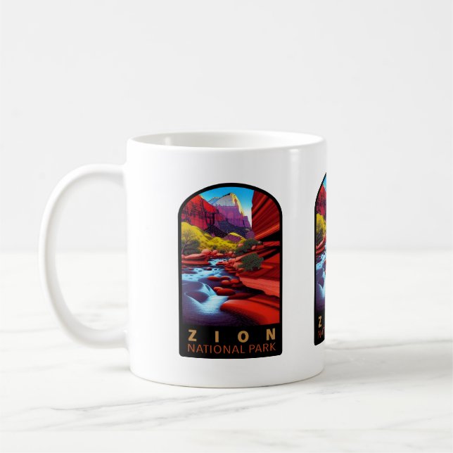 Taza De Café Parque nacional Zion Utah (Izquierda)