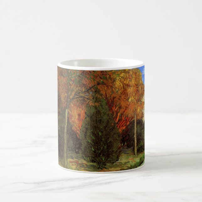 Taza De Café Parque público en Arles por Vincent van Gogh (Centro)