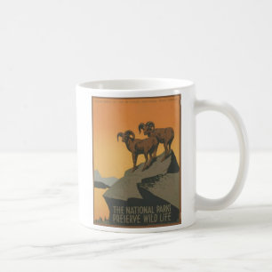 Taza De Café Parques nacionales - Cabras del monte