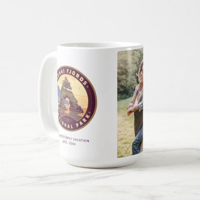 Taza De Café Parques nacionales de fiordos de Kenia (Anverso izquierdo)