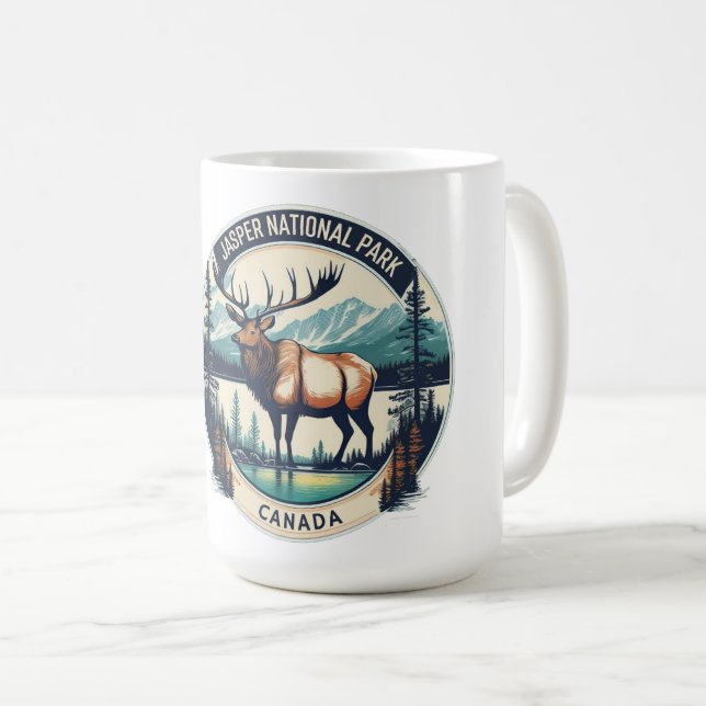 Taza De Café Parques nacionales de Jasper (Anverso derecho)