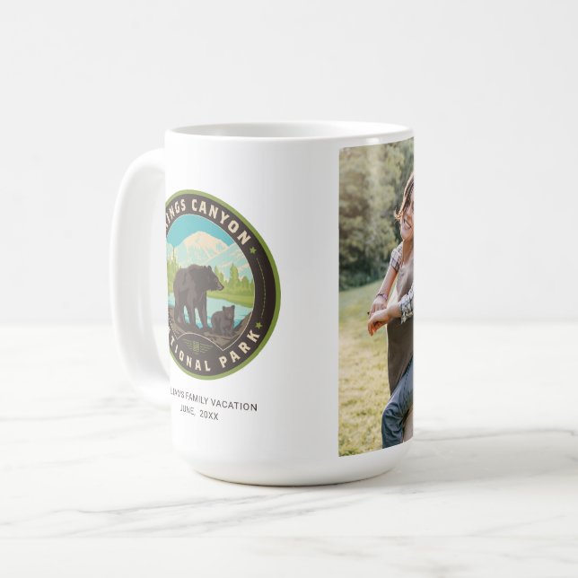 Taza De Café Parques nacionales del Cañón Kings (Anverso izquierdo)